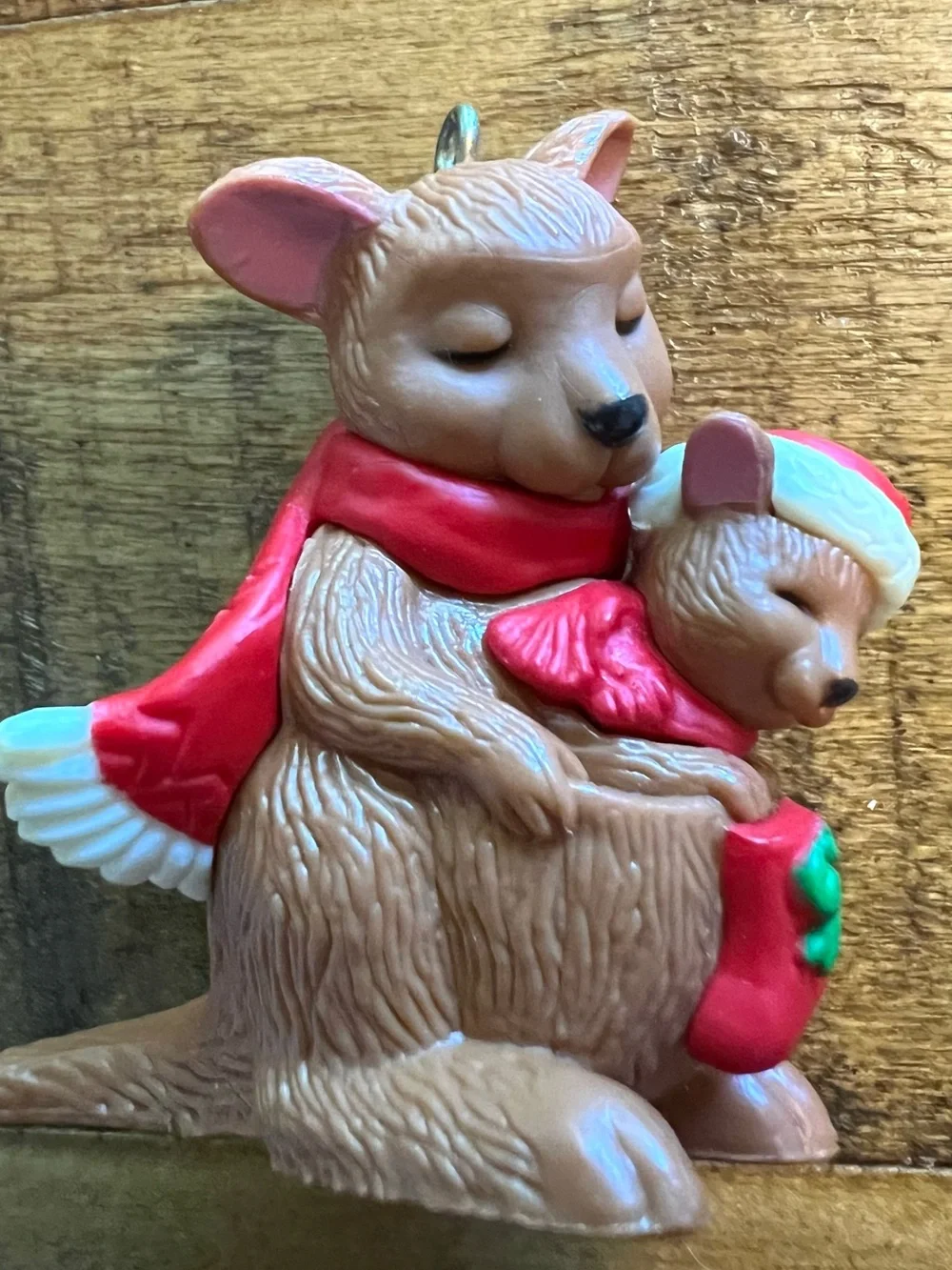 Vintage 1982 Avon Collectible Nestled Blue Birds & 1983 Hoppy Holidays Ornaments